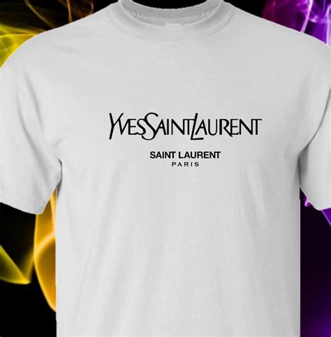 saint laurent paris print t shirt ysl|YSL Saint Laurent.